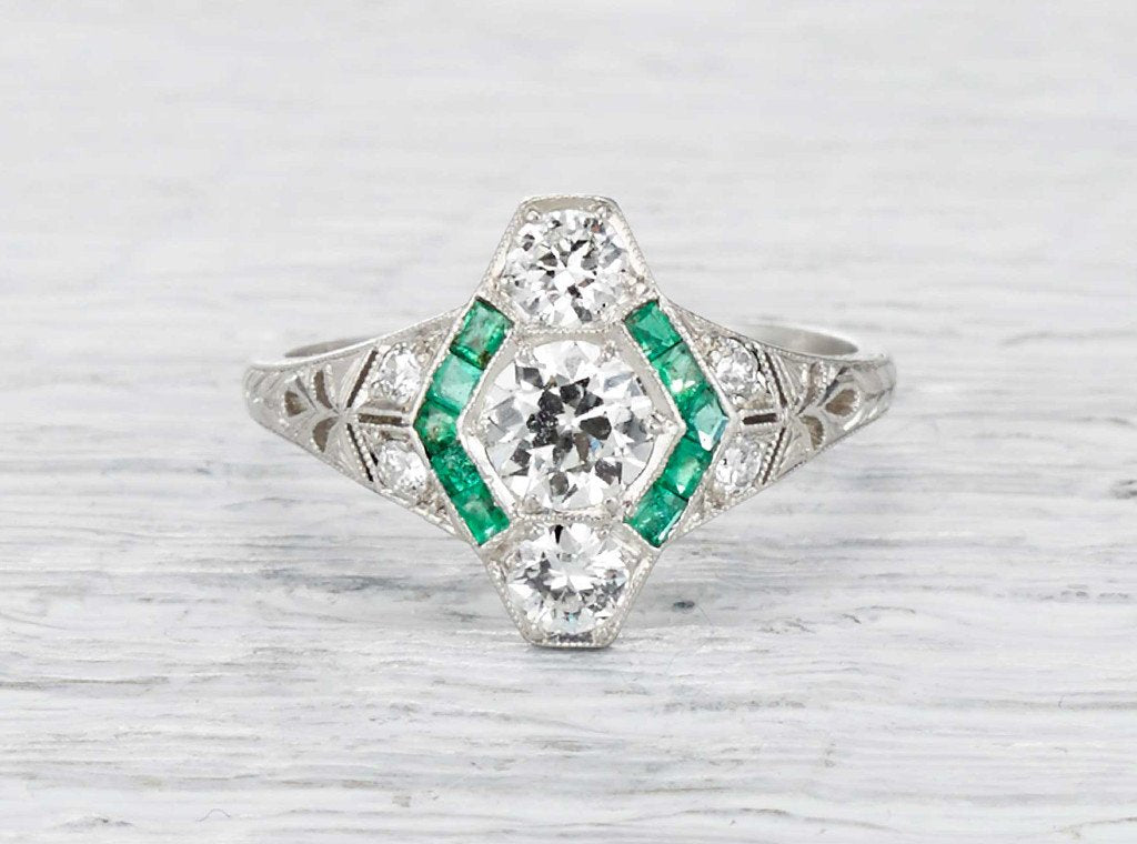 .45 Carat Art Deco Ring