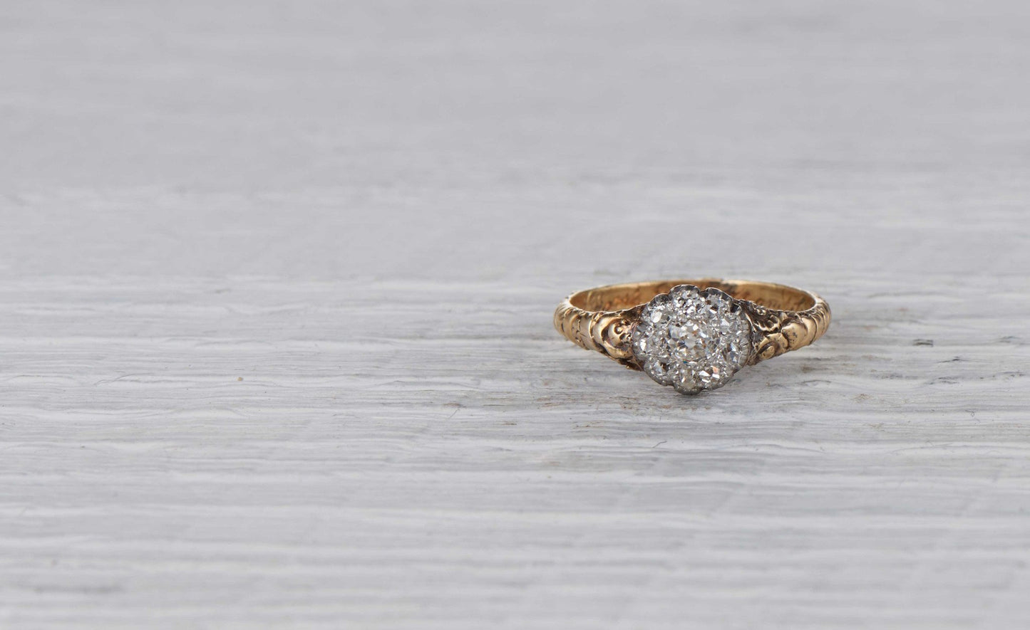 .30 Carat Victorian Diamond Cluster Ring