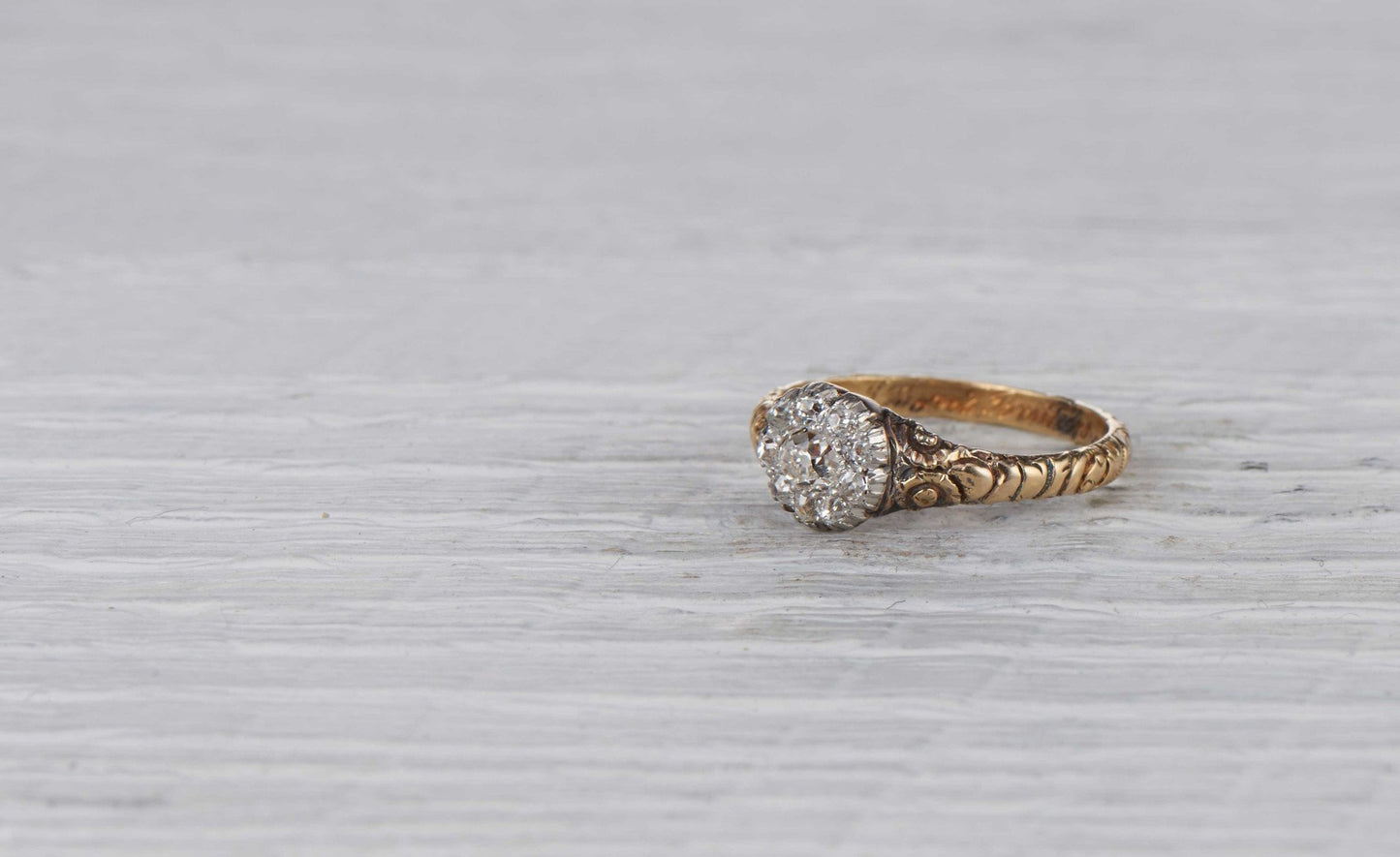 .30 Carat Victorian Diamond Cluster Ring