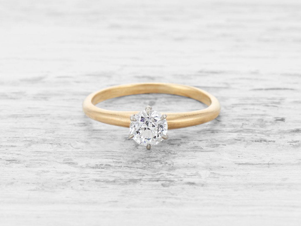 .44 CARAT TIFFANY & CO ANTIQUE DIAMOND SOLITAIRE ENGAGEMENT RING