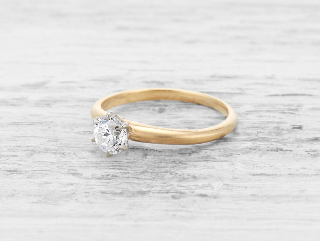 .44 CARAT TIFFANY & CO ANTIQUE DIAMOND SOLITAIRE ENGAGEMENT RING