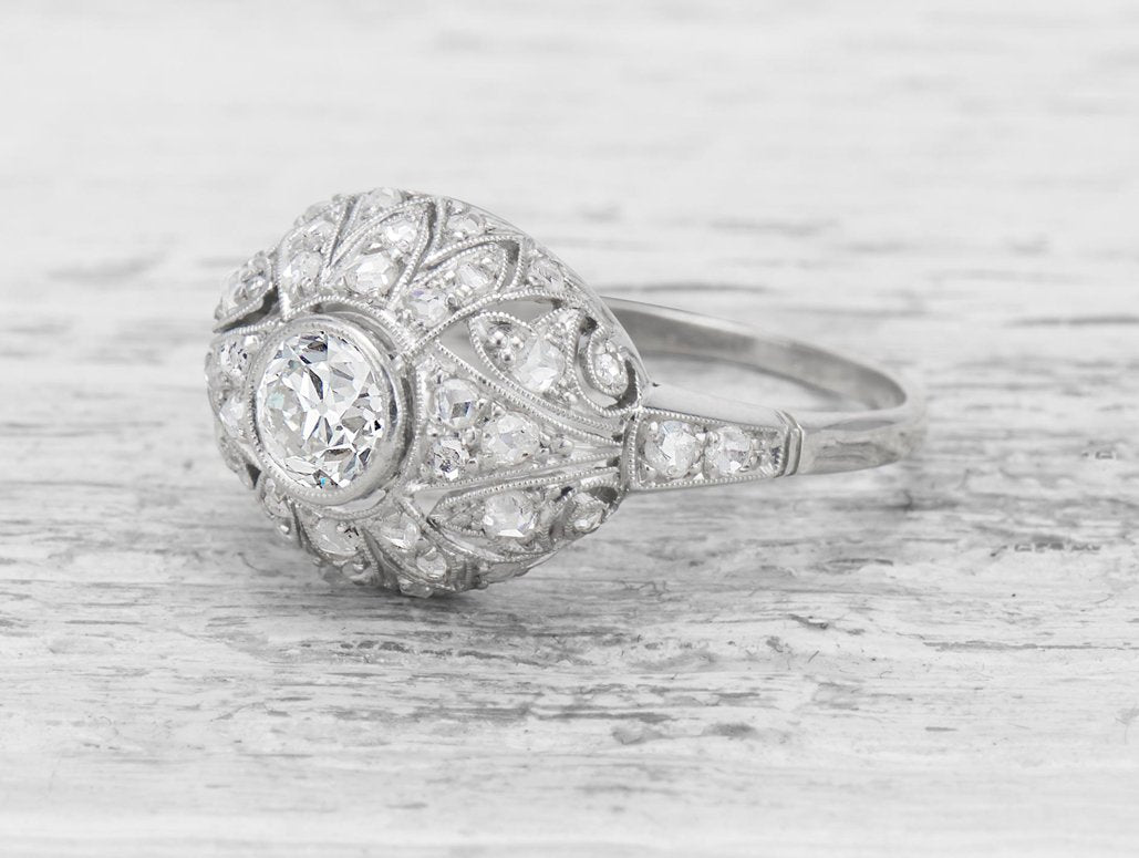 .35 CARAT EDWARDIAN DIAMOND ENGAGEMENT RING
