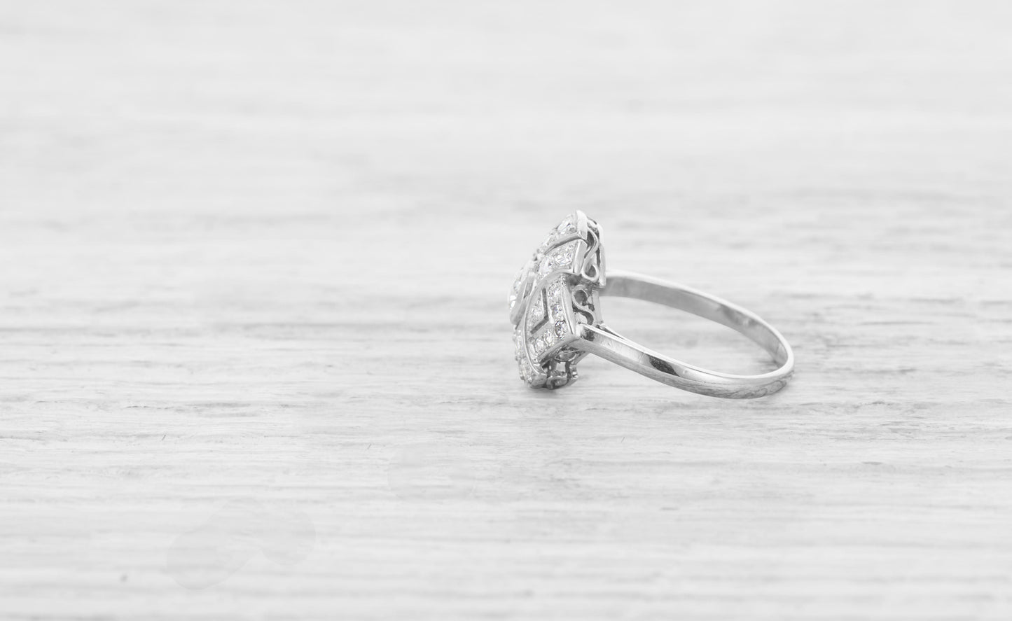 .20 CARAT ART DECO DIAMOND ENGAGEMENT RING