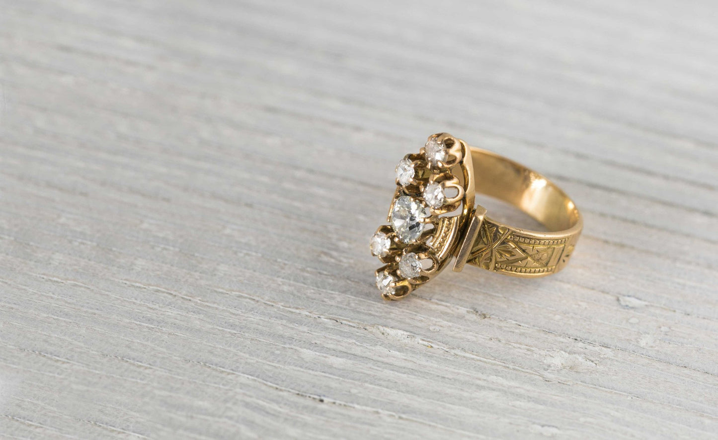 .40 Carat Antique Victorian Gold Engagement Ring