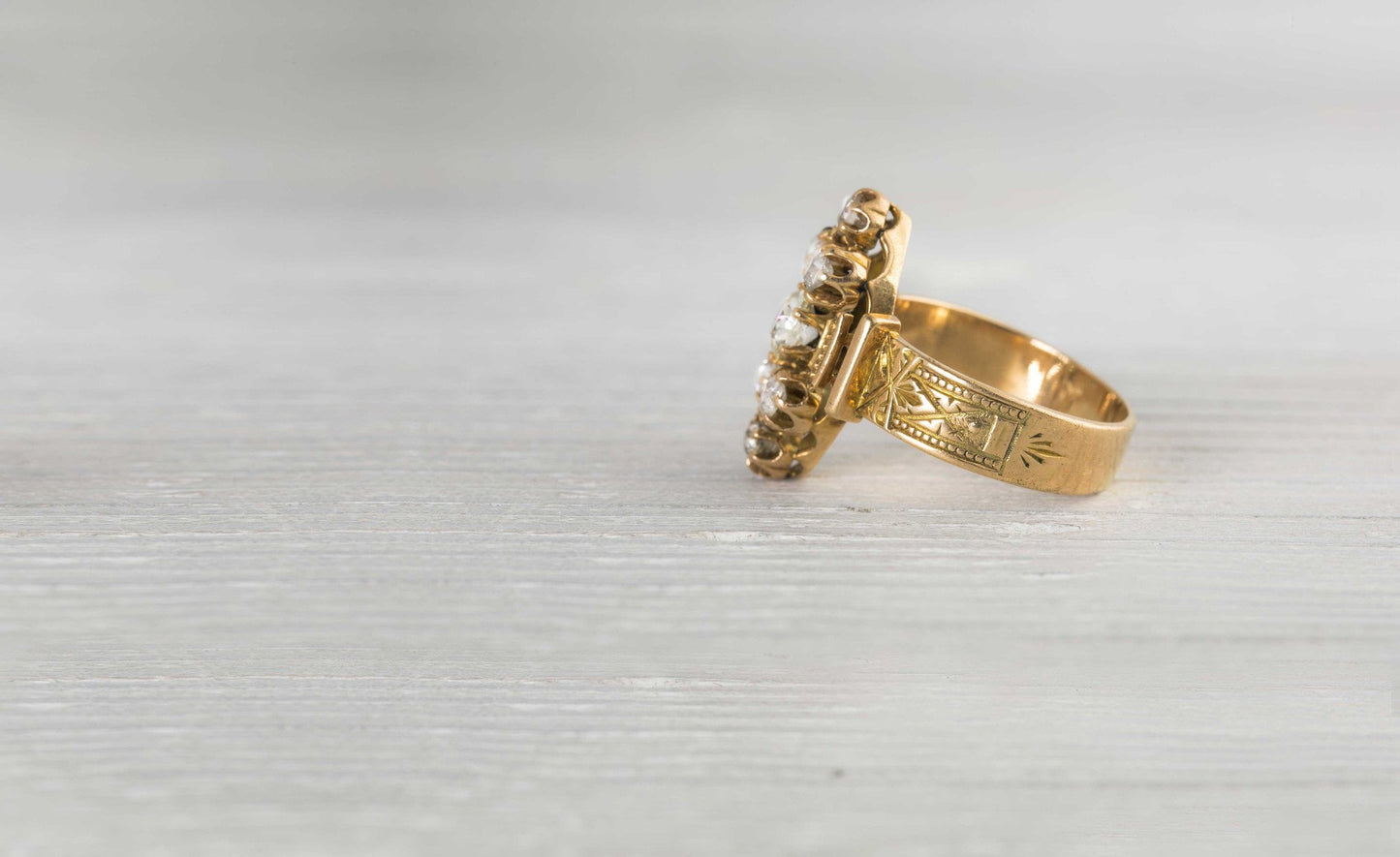 .40 Carat Antique Victorian Gold Engagement Ring