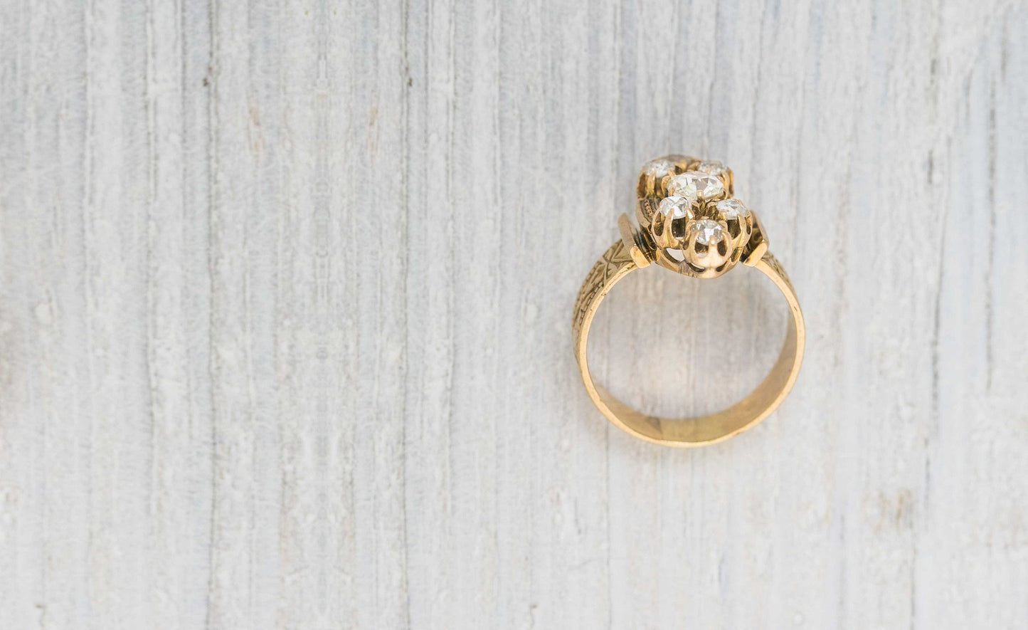 .40 Carat Antique Victorian Gold Engagement Ring