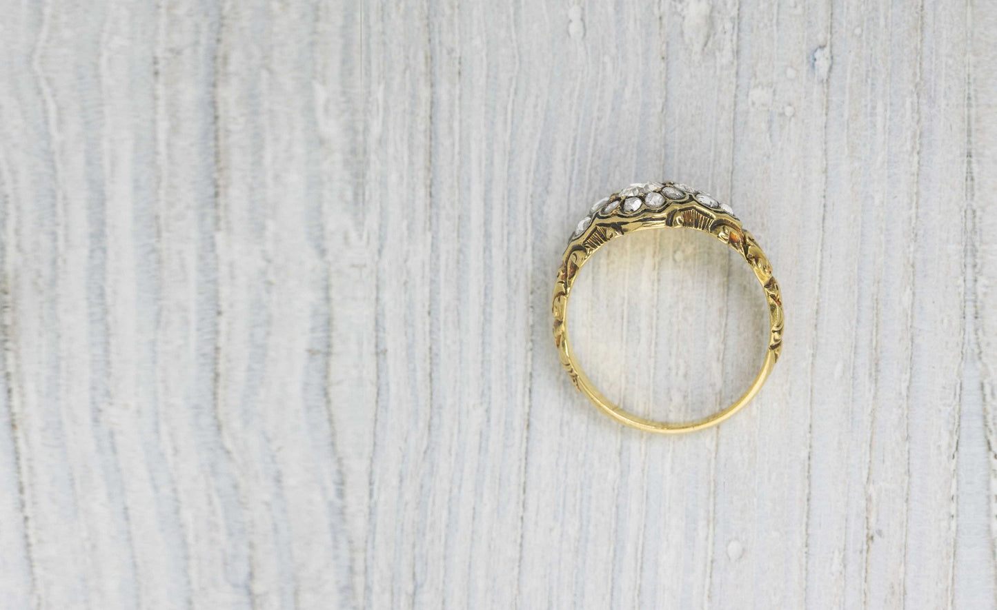 .38 Carat Antique Victorian Gold Diamond Engagement Ring