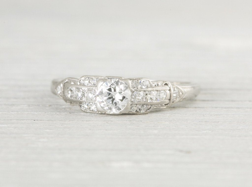 .30 Carat Vintage Art Deco Engagement Ring