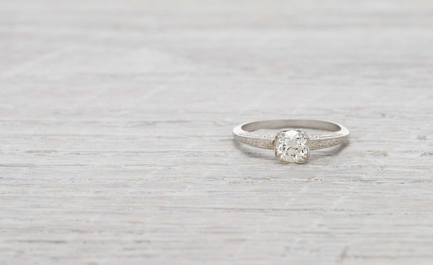 .45 Carat Art Deco Engagement Ring