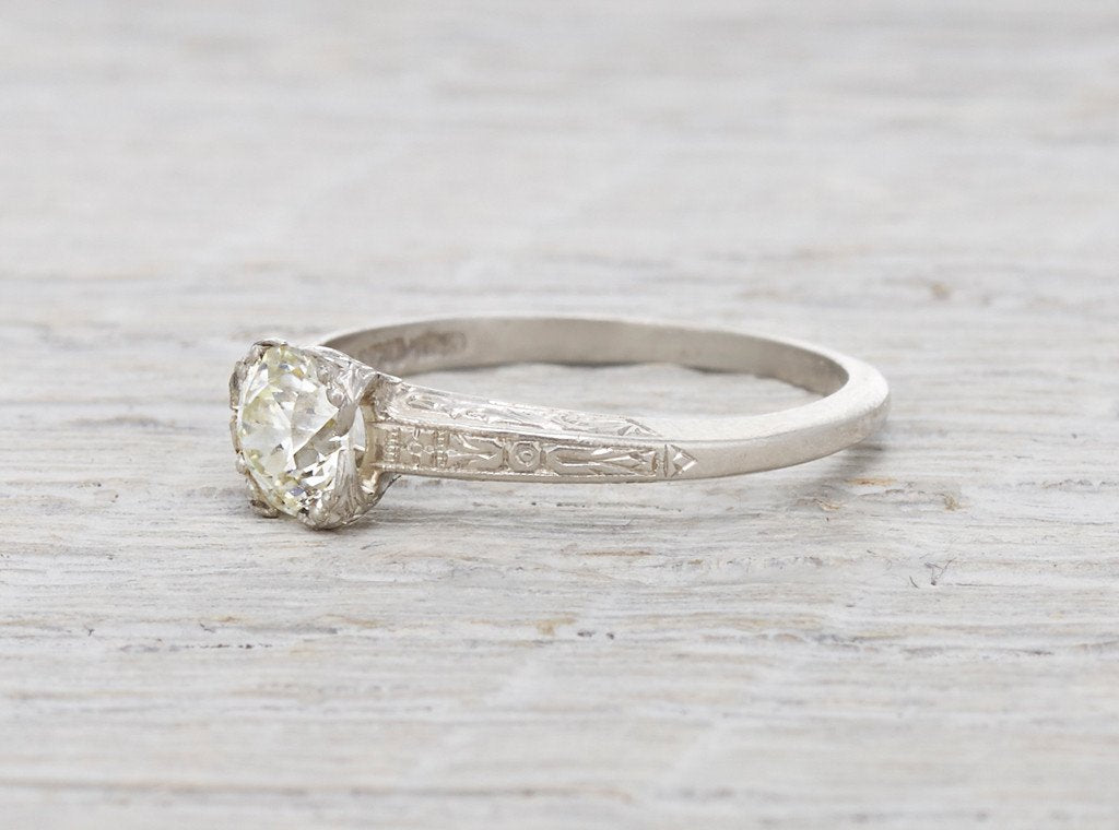.45 Carat Art Deco Engagement Ring