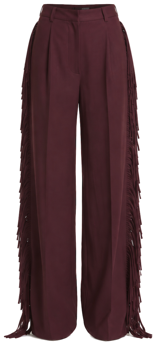 Fringe Wide-Leg Trouser