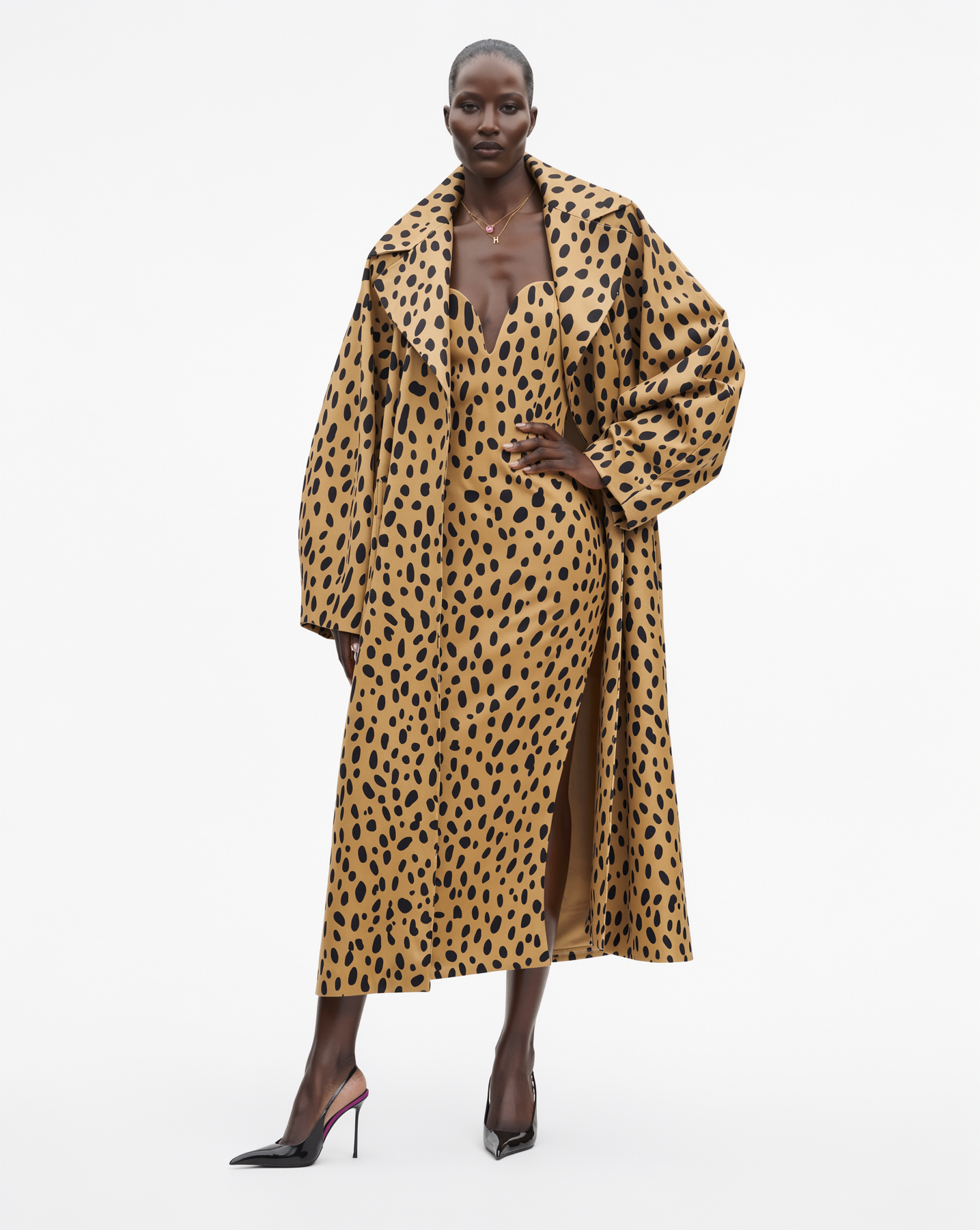 Thandi Cheetah Coat and Dress