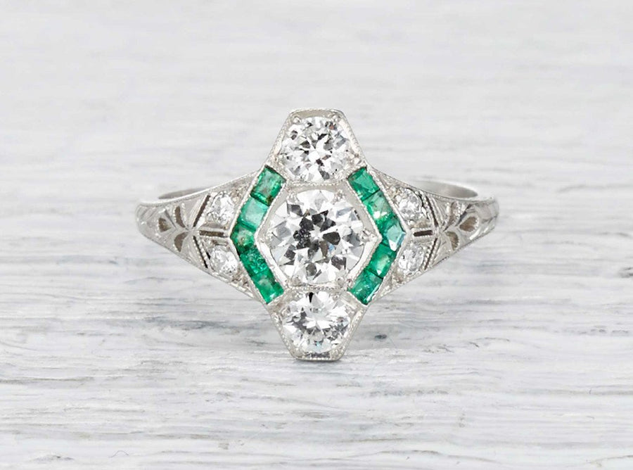 .45 Carat Art Deco Ring