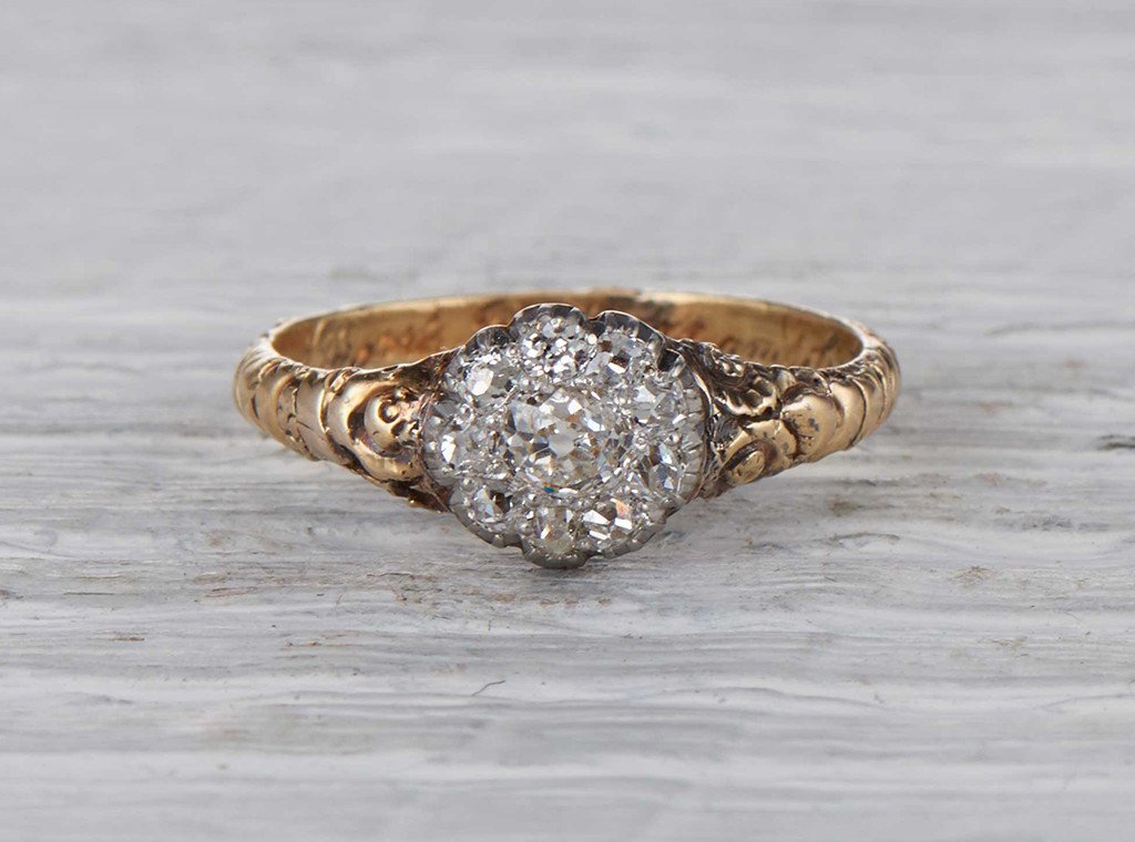 .30 Carat Victorian Diamond Cluster Ring