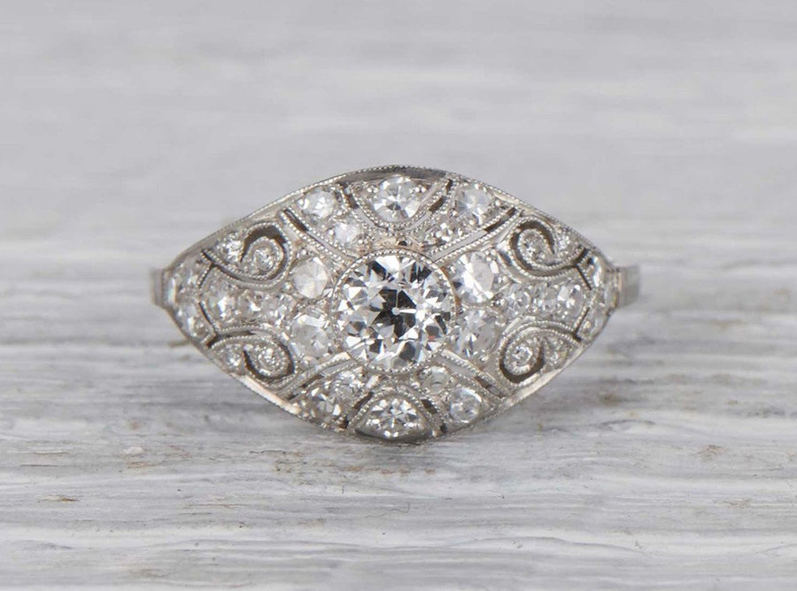 .30 Carat Edwardian Diamond Engagement Ring