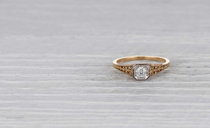 Copy of .25 Carat Tiffany & Co. Edwardian Engagement Ring