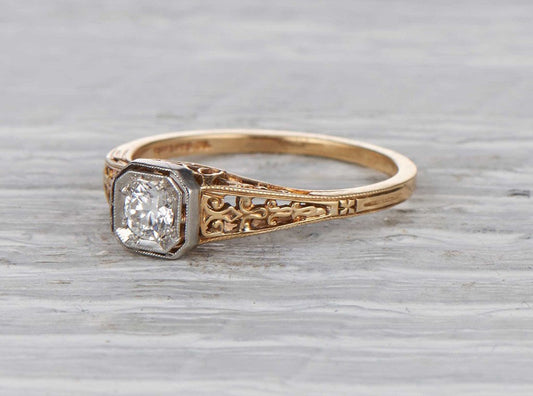 Copy of .25 Carat Tiffany & Co. Edwardian Engagement Ring