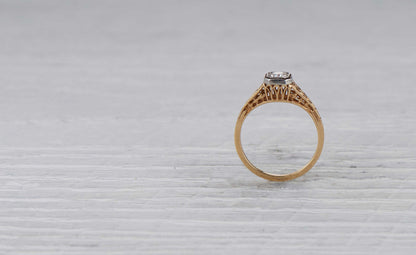 Copy of .25 Carat Tiffany & Co. Edwardian Engagement Ring