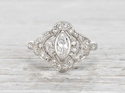 .31 Carat Edwardian Engagement Ring