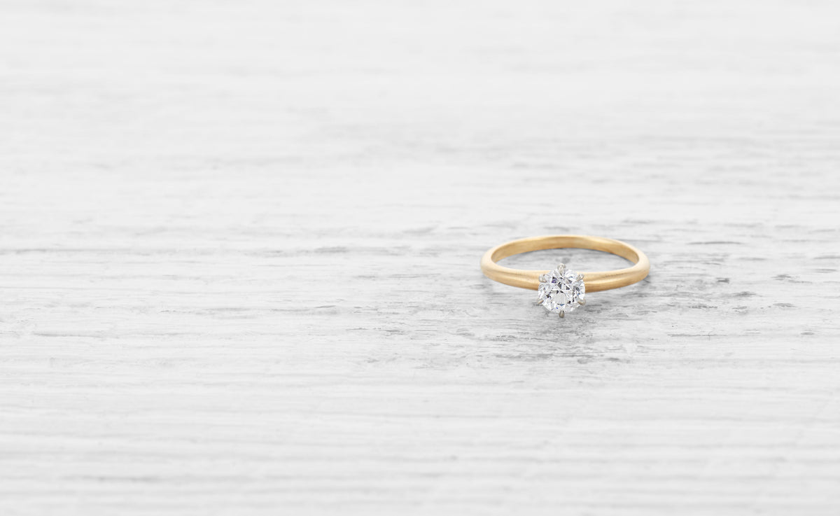 .44 CARAT TIFFANY & CO ANTIQUE DIAMOND SOLITAIRE ENGAGEMENT RING