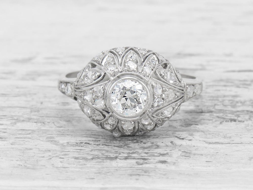 .35 CARAT EDWARDIAN DIAMOND ENGAGEMENT RING