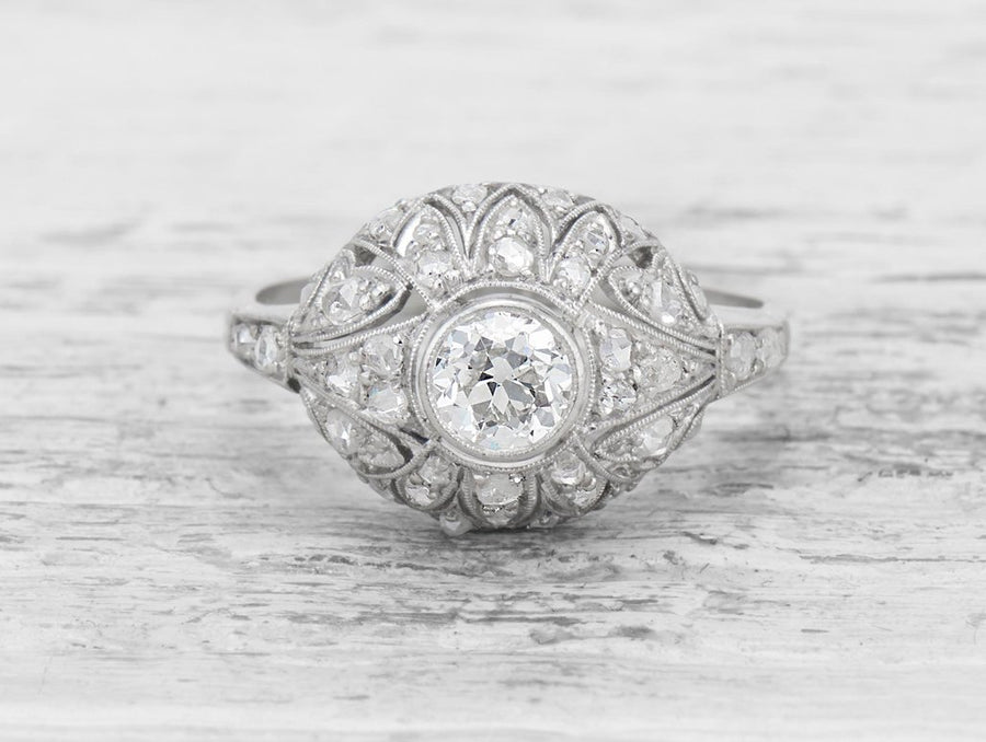 .35 CARAT EDWARDIAN DIAMOND ENGAGEMENT RING
