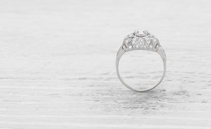 .35 CARAT EDWARDIAN DIAMOND ENGAGEMENT RING
