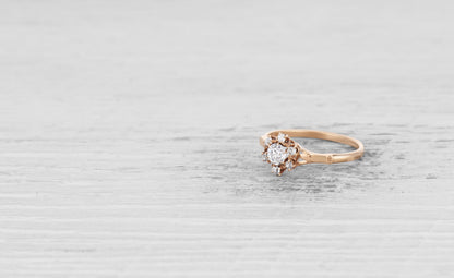 .30 CARAT VICTORIAN DIAMOND CLUSTER RING