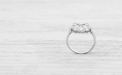 .20 CARAT ART DECO DIAMOND ENGAGEMENT RING