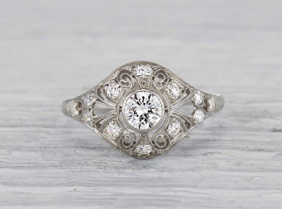 .30 Carat Edwardian Engagement Ring