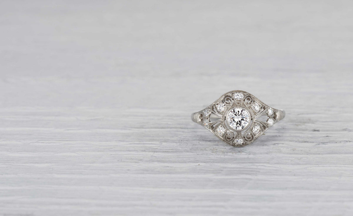 .30 Carat Edwardian Engagement Ring