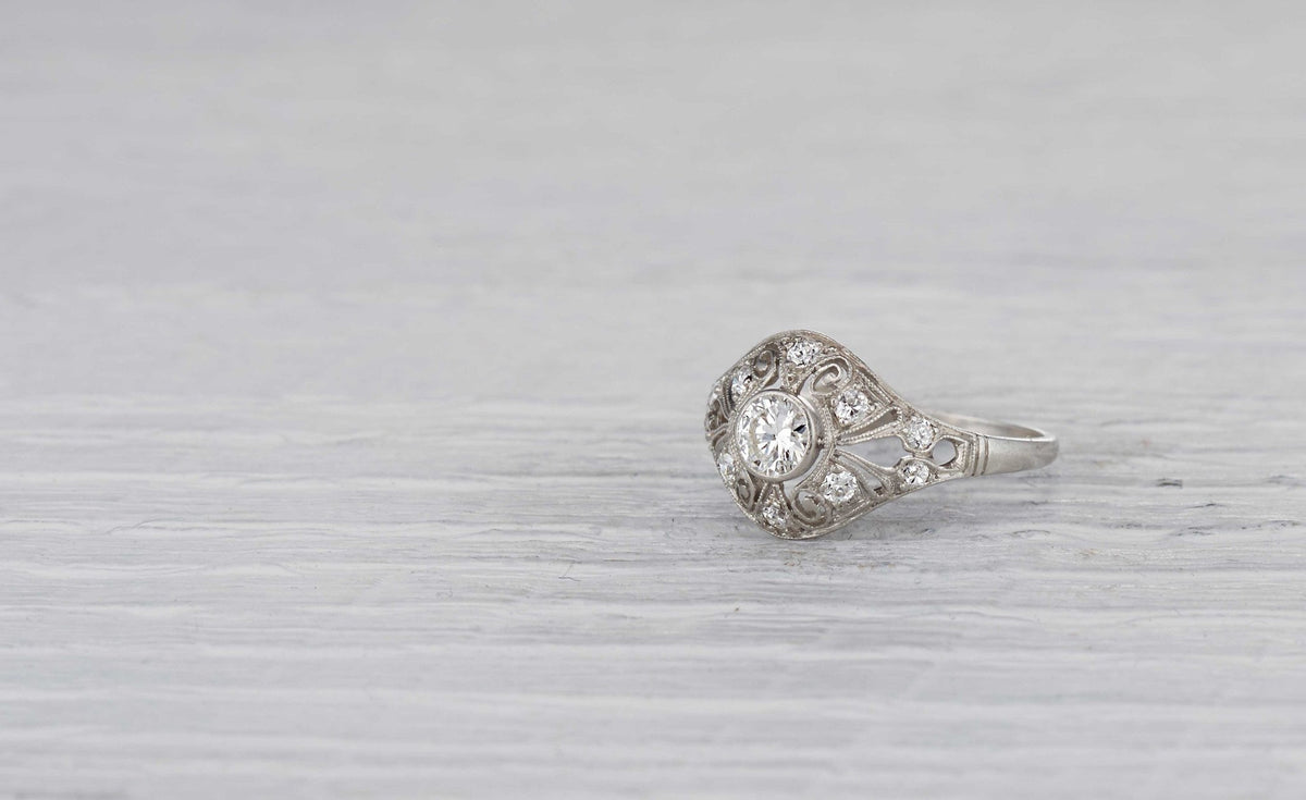 .30 Carat Edwardian Engagement Ring