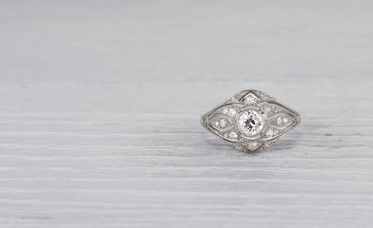 .45 Carat Early Art Deco Diamond Ring