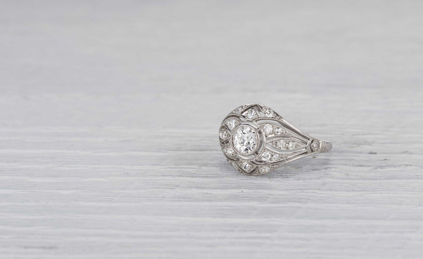 .45 Carat Early Art Deco Diamond Ring