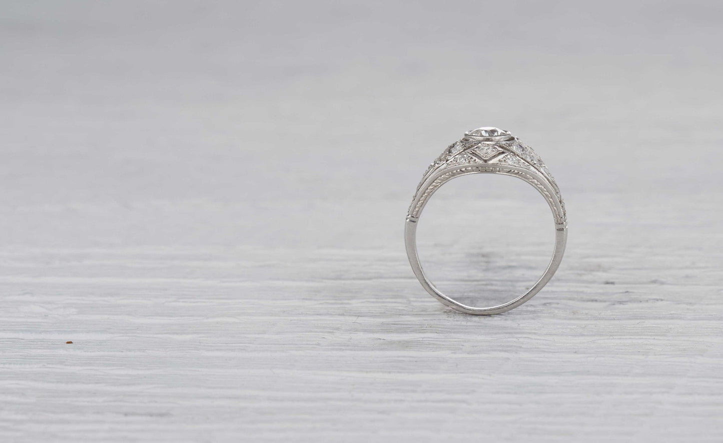 .45 Carat Early Art Deco Diamond Ring