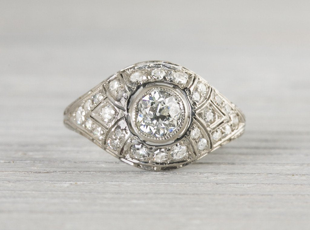 .40 Carat Antique Vintage Engagement Ring