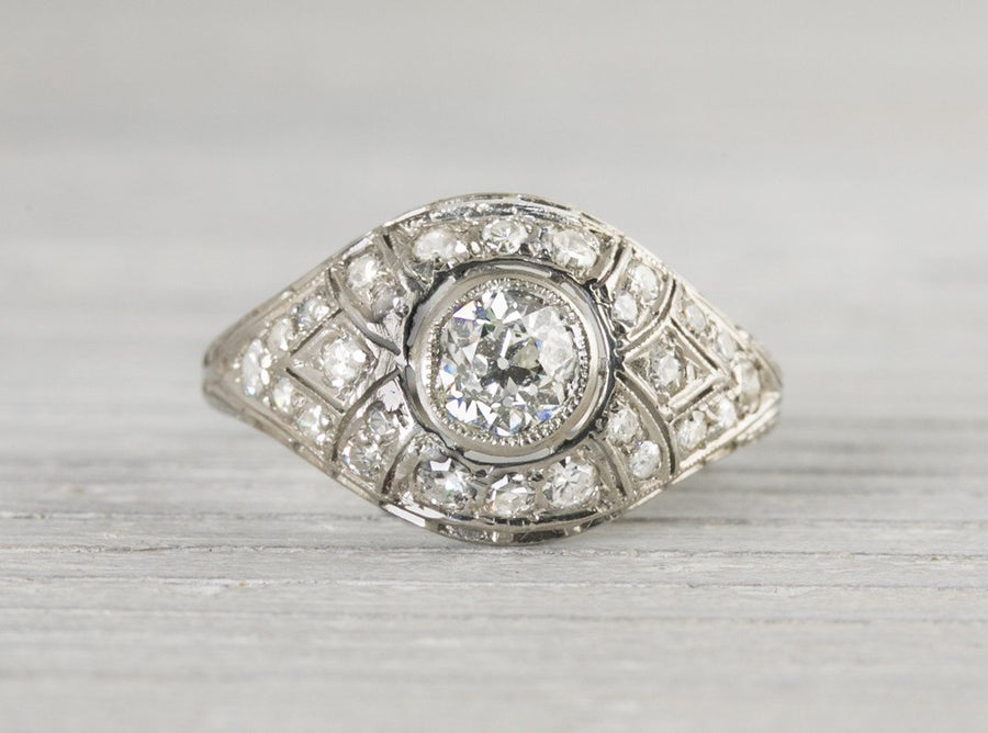 .40 Carat Antique Vintage Engagement Ring