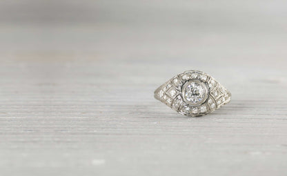 .40 Carat Antique Vintage Engagement Ring