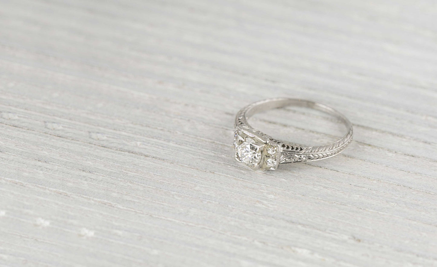 .40 Carat Art Deco Vintage Engagement Ring