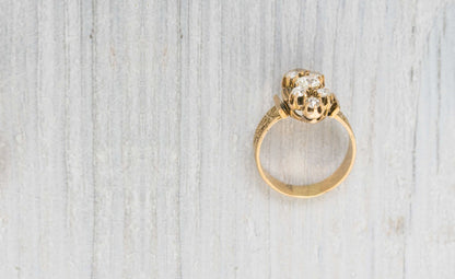 .40 Carat Antique Victorian Gold Engagement Ring