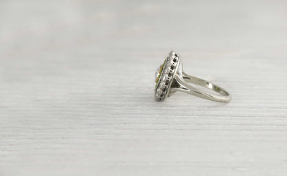.40 Carat Edwardian Cluster Diamond Engagement Ring