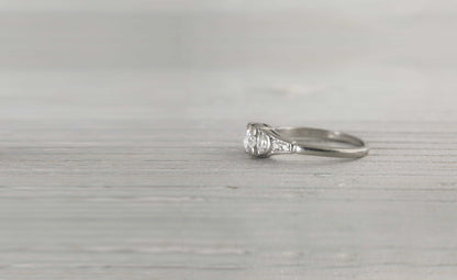 .45 Carat Vintage Diamond Art Deco Engagement Ring