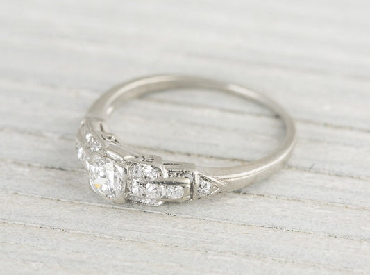 .30 Carat Vintage Art Deco Engagement Ring