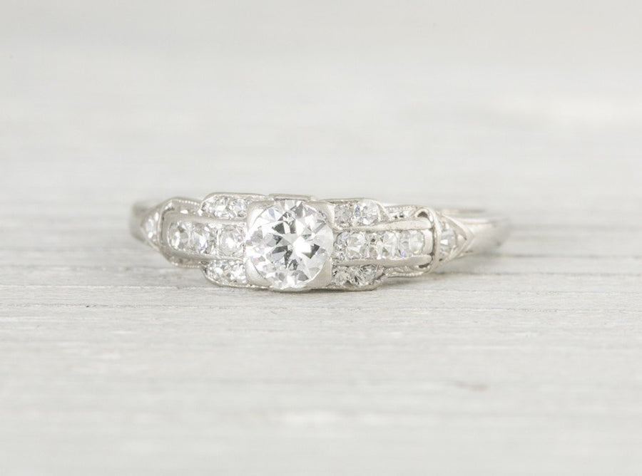 .30 Carat Vintage Art Deco Engagement Ring