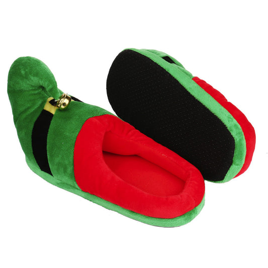 Unisex Plush Cotton Home Slippers Winter Warm Indoor Christmas Slippers Shoes