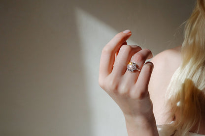 .20 CARAT ART DECO DIAMOND ENGAGEMENT RING
