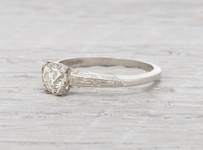 .45 Carat Art Deco Engagement Ring
