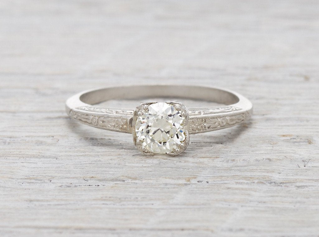 .45 Carat Art Deco Engagement Ring
