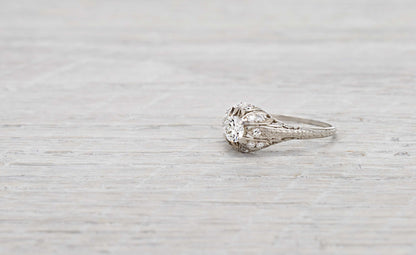 .45 Carat Diamond Edwardian Engagement Ring
