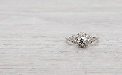 .45 Carat Diamond Edwardian Engagement Ring